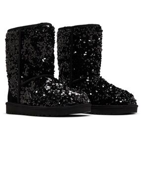 *NEW* UGG Sequin Classic Short Shearling-lined Boot - 6